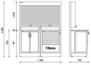 Combinazione arredo officina RSC50 2.0 Beta RSC50 2.0 B