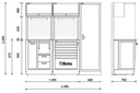 Combinazione arredo officina RSC50 2.0 Beta RSC50 2.0 C