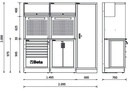 Combinazione arredo officina RSC50 2.0 Beta RSC50 2.0 DX