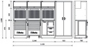 Combinazione arredo officina RSC50 2.0 Beta RSC50 2.0 FX