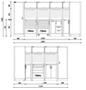 Combinazione arredo officina RSC50 2.0 Beta RSC50 2.0 I