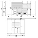 Combinazione arredo officina RSC50 2.0 Beta RSC50 2.0 L