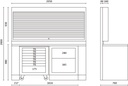 Combinazione arredo officina RSC55 Beta C55PB/3
