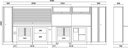 Combinazione completa arredo officina RSC55 Beta C55