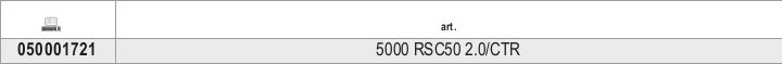 Tabella misure – Controller per strip LED, con telecomando RF per arredo officina Beta 5000 RSC50 2.0/CTR