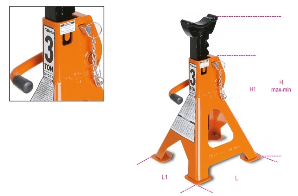 Coppia cavalletti Beta 3010T 10