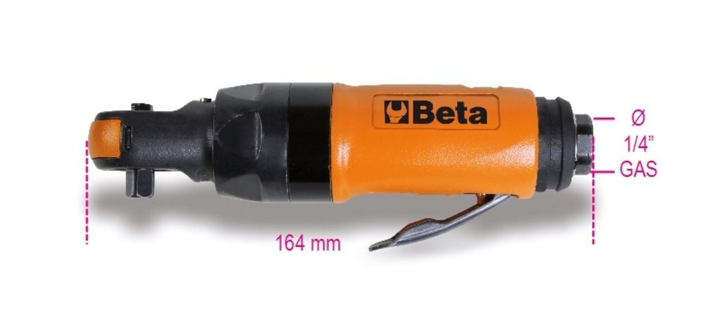 Cricchetto reversibile a massa battente Beta 1922P1