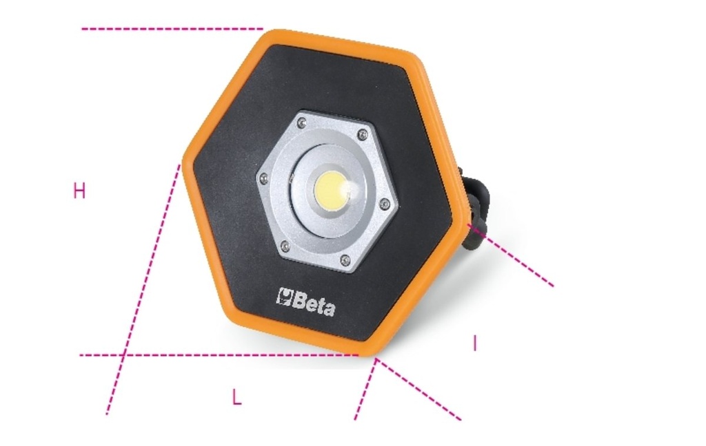 Faretto da cantiere a LED, ricaricabile Beta 1837C/4300