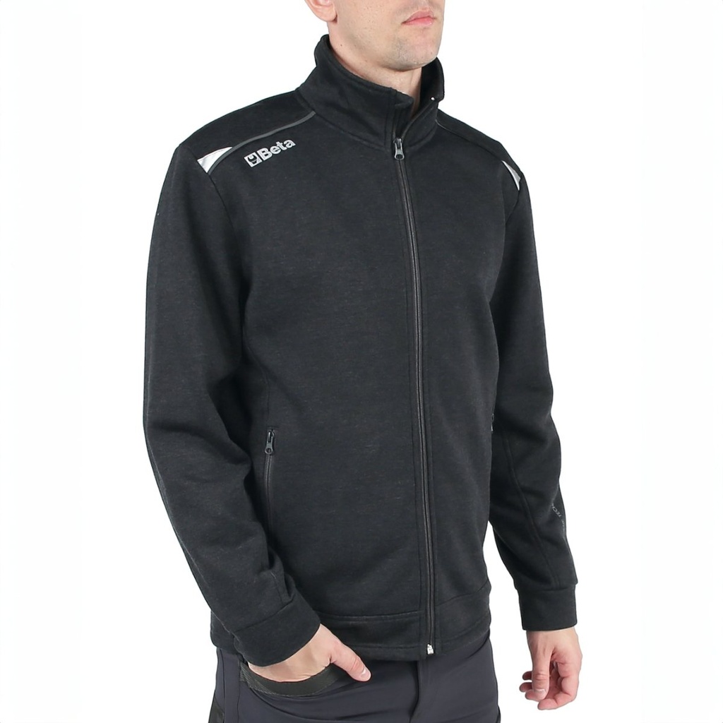 Felpa con zip lunga in graphene Beta 7644GG XXL