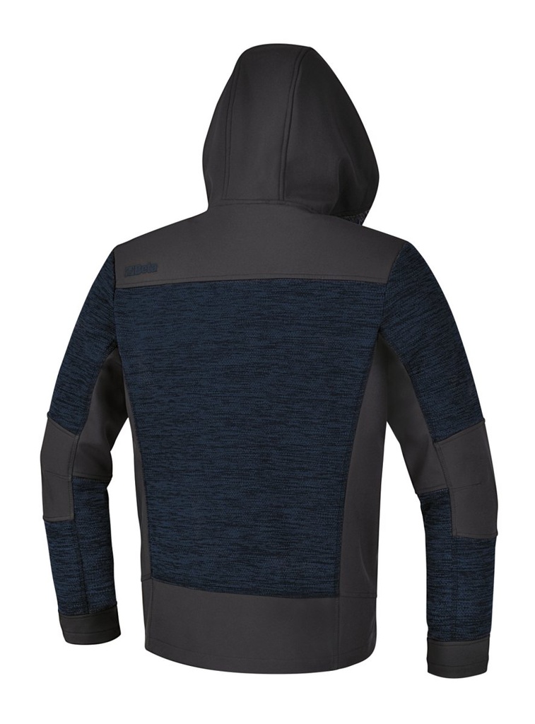 Felpa tecnica in pile con inserti in tessuto softshell Beta 7637B S