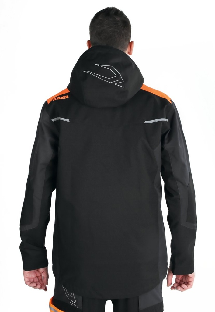 Giacca impermeabile 3 in 1, composta da giacca esterna e gilet removibile Beta 7569NG XL