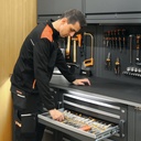 Giacca in pile elasticizzata e traspirante, multitasche, nera Beta 7564N XS