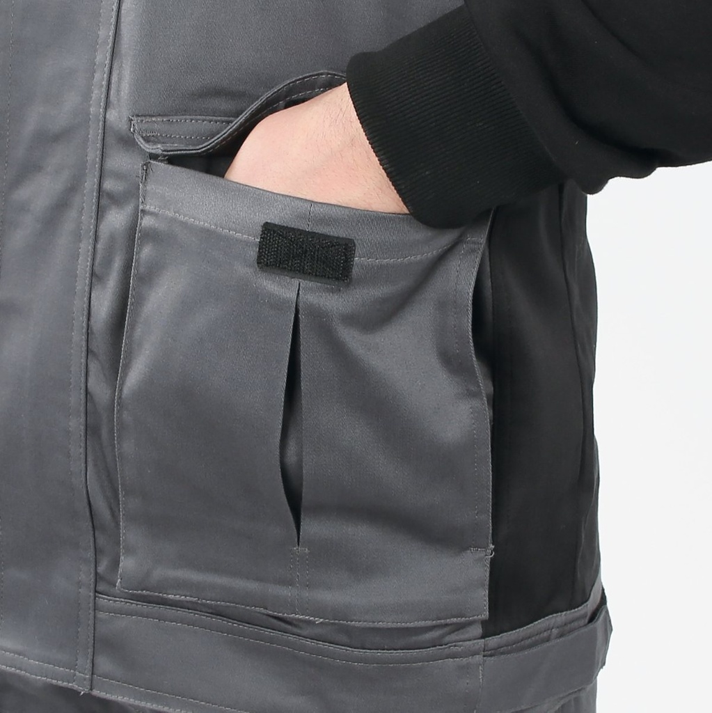 Gilet da lavoro grigio in 100% cotone, comodo e resistente Beta 7937MG L