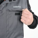 Gilet da lavoro grigio in 100% cotone, comodo e resistente Beta 7937MG XS