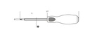 Giravite a battere per viti con impronta a croce Phillips® Beta 1242 PH3