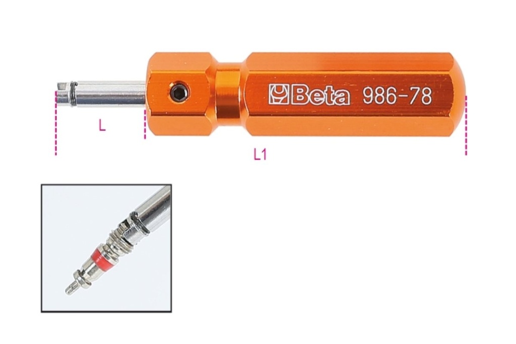 Giravite per valvole pneumatici Beta 986 78