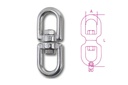 Girelli a due occhi inox AISI 316 Beta 8272 4