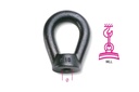 Golfari per sollevamento femmina, neri Beta 8044 M14