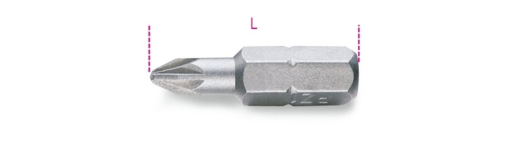Inserti per avvitatori per viti con impronta a croce Pozidriv®-Supadriv® Beta 861PZ 2L