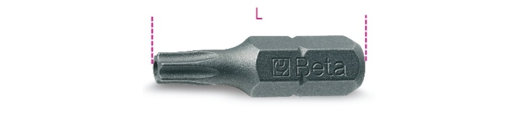 Inserti per avvitatori, per viti con impronta Tamper Resistant Torx® Beta 861RTX 30