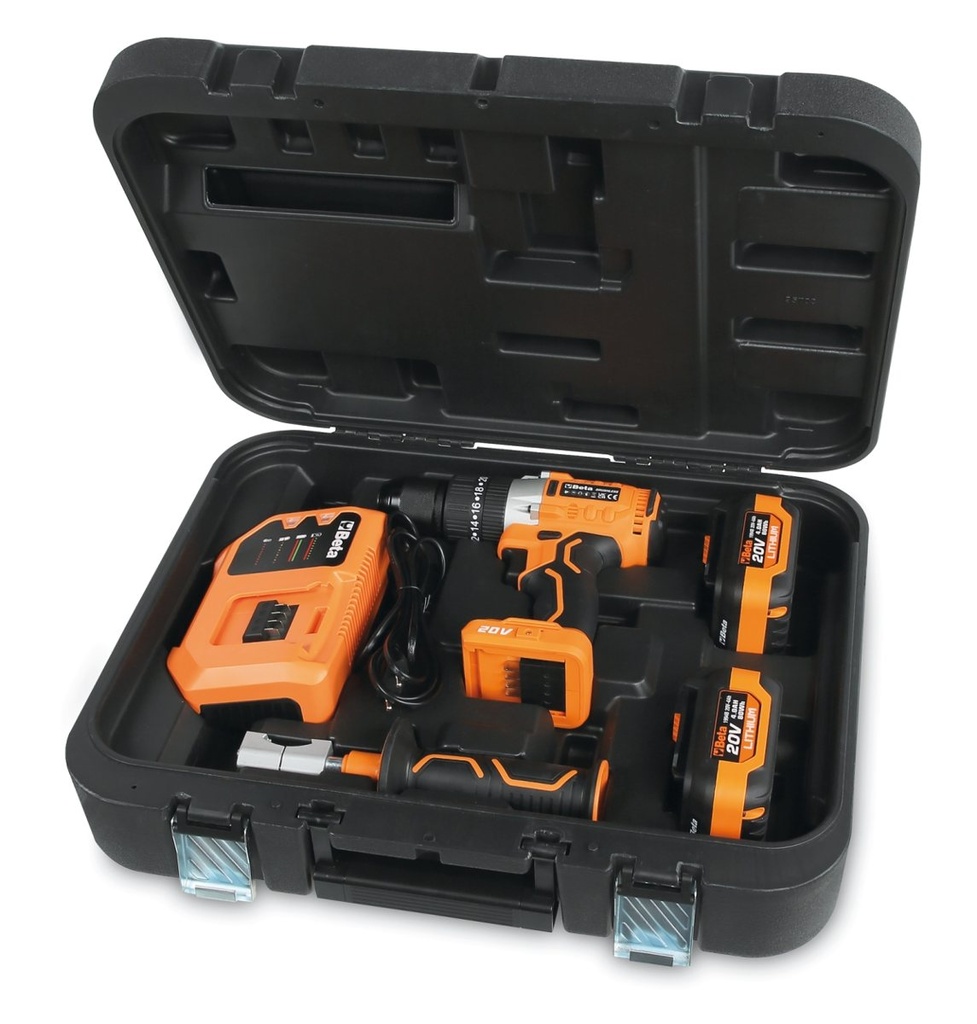Kit trapano avvitatore a percussione 20V BRUSHLESS Beta 1972/K20V-13BMC80