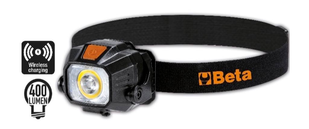 Lampada da testa a Led con ricarica wireless Beta 1836AW