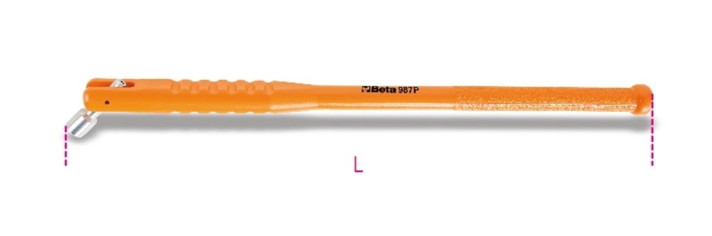 Leva per valvole pneumatici in materiale plastico Beta 987P