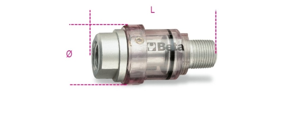Mini lubrificatori di linea Beta 1919ML 3/8