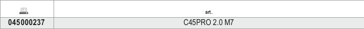 Tabella misure – Modulo fisso con 7 cassetti per arredo officina C45PRO 2.0 Beta C45PRO 2.0 M7