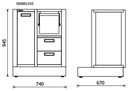 Modulo fisso di servizio per arredo officina RSC50 2.0 Beta RSC50 2.0 MS-2C