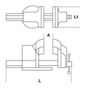 Morse parallele da banco Beta 1599P 150
