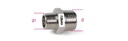 Nippli di riduzione con filetto conico BSPT Beta 1918R 1/4X3/8