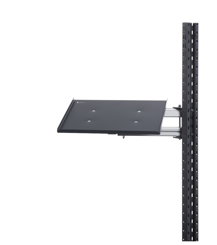 [ERGOWORK005] Braccio estensibile con vassoio inclinato Work – 674/522 × 425/470 × 194 mm