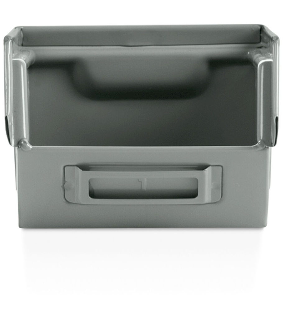 [FLS17000A01] Contenitori a bocca di lupo in metallo, mis.1, L105 x P165 x H75 mm
