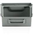 [FLS17000A01] Contenitori a bocca di lupo in metallo, mis.1, L105 x P165 x H75 mm