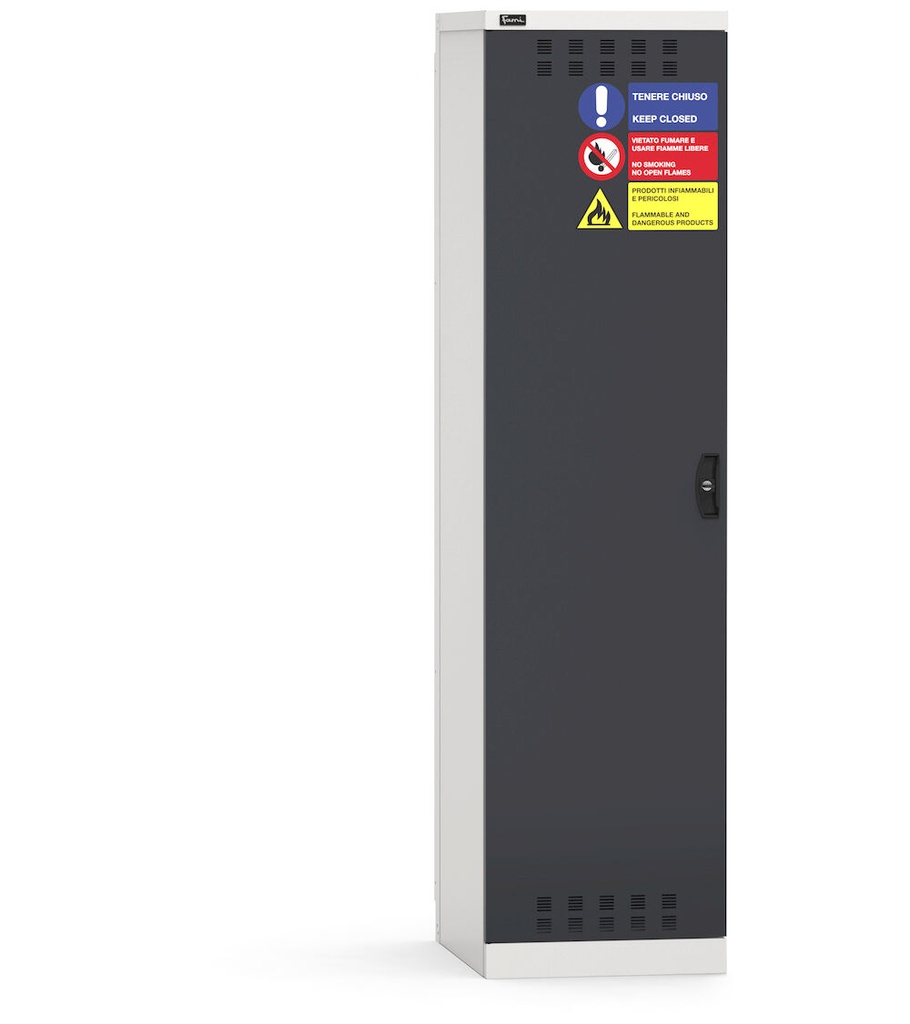 [GARAGE066] Armadio da officina con porta a battente fessurata, L 512 mm
