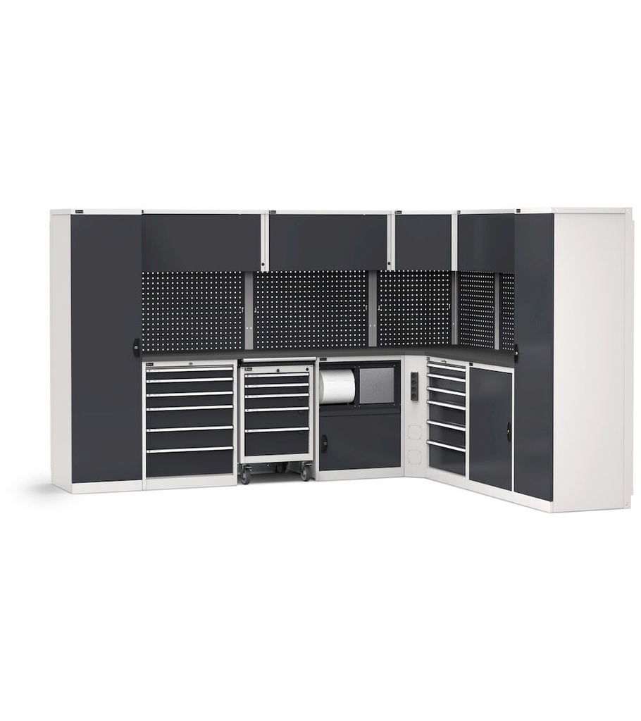 [GARAGE087] Combinazione di arredo angolare (cod. GARAGE087)