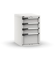 [M23A085C010AQ08] Cassettiera Master con 4 cassetti 3x150 1x300 – H 850 mm – Grigio chiaro (RAL 7035)
