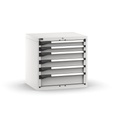 [M32A070C0104408] Cassettiera Master con 6 cassetti 2x75 3x100 1x150 – H 700 mm – Grigio chiaro (RAL 7035)