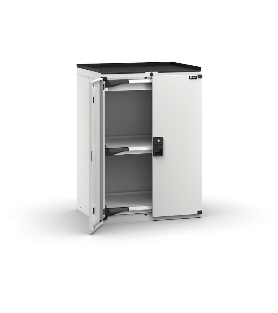 [M32A100C010BU08] Cassettiera Master con porte con 1 cassetto 1x75 2xPE – H 1022 mm – Flessibile – fino a 100 kg, Grigio chiaro (RAL 7035)