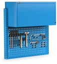 [WORKLOOK1006] Parete attrezzata Work Look – 1015 × 373 × 1063 mm, Blu (RAL 5012)