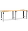 [MASTERWR2501] Banco Master (cod. MASTERWR1501) – 2500 × 750 × 890 mm, Grigio chiaro + Grigio antracite (RAL 7035+7016)
