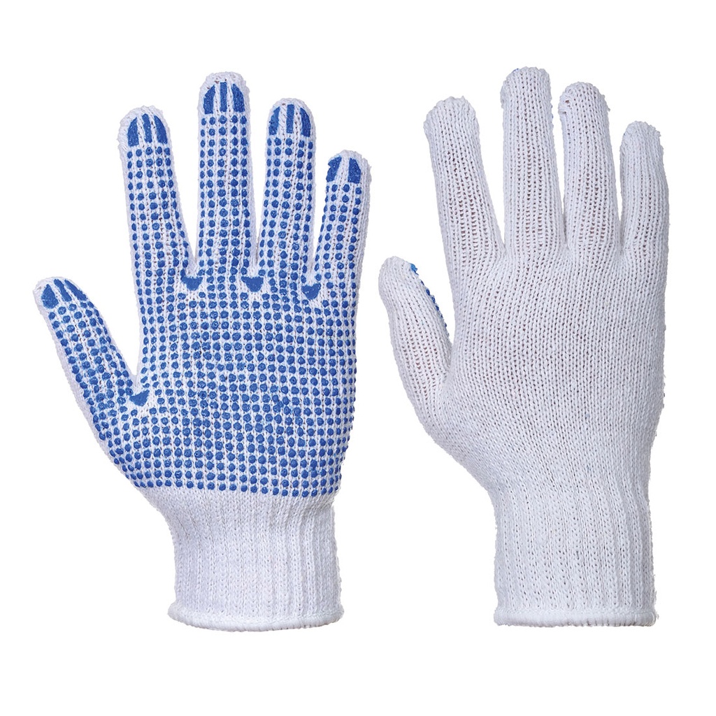 Guanti Classico Polka Dot – Bianco/blu