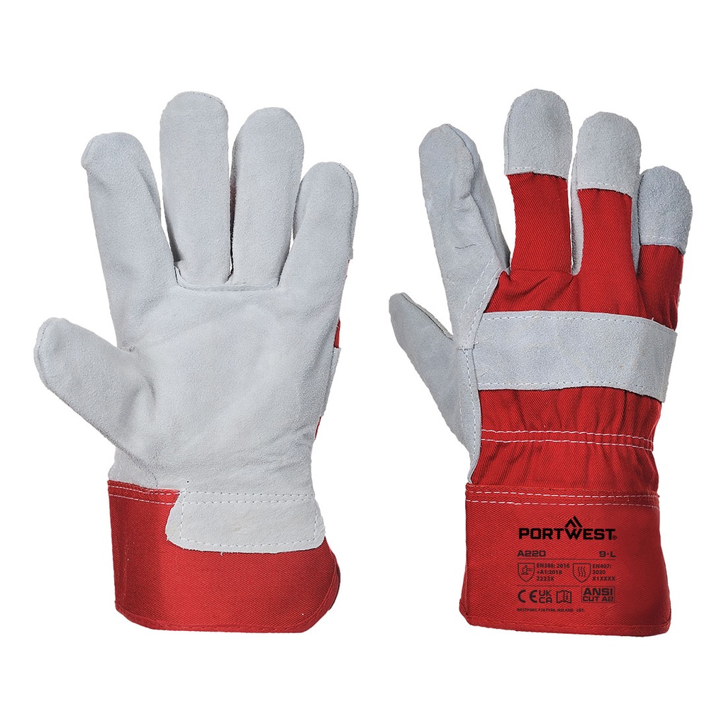 Guanti Premium Chrome Rigger – Rosso