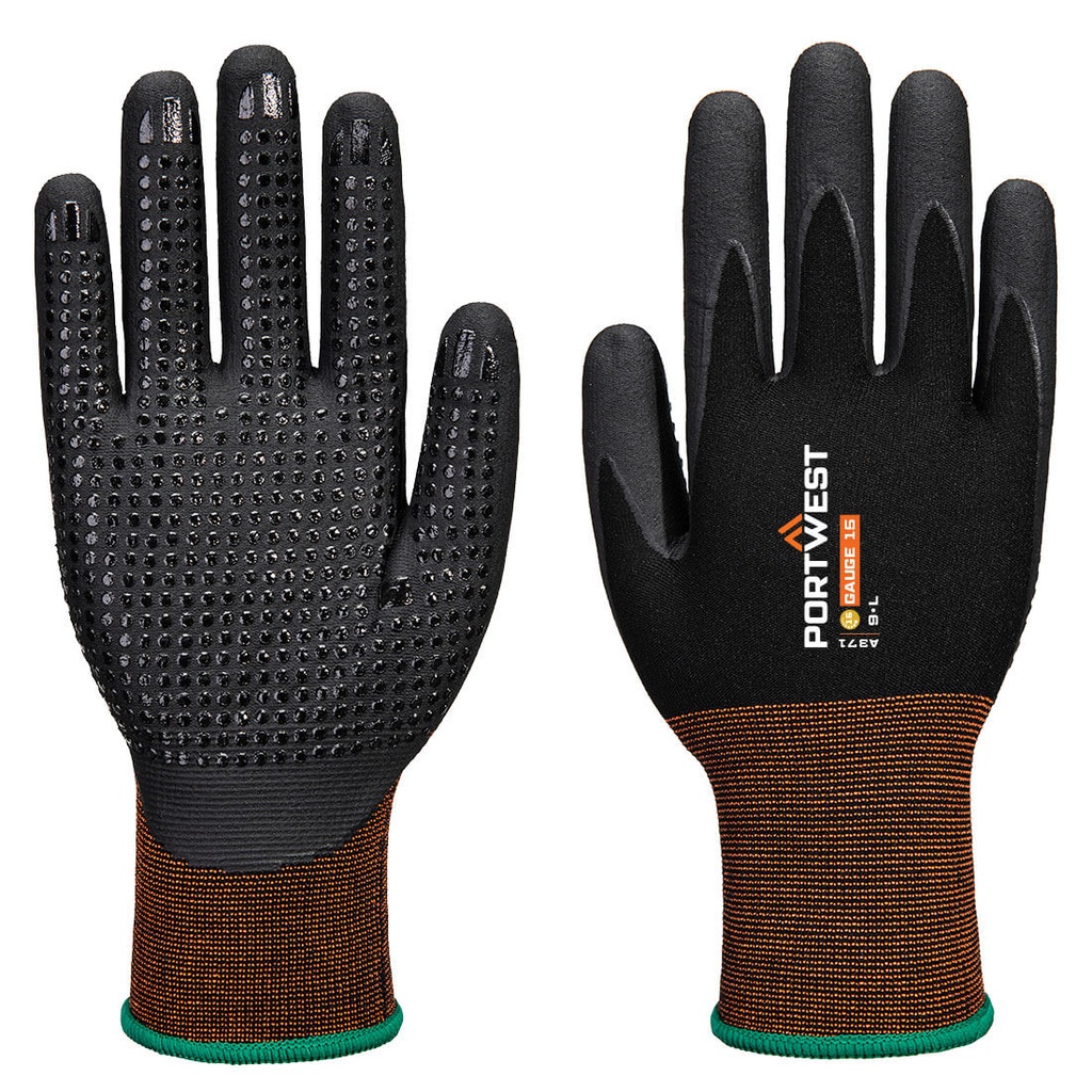 Guanto GP Grip 15 Nitrile Micro Foam Glove-schiuma micro-nitrilica – Nero (K8R)