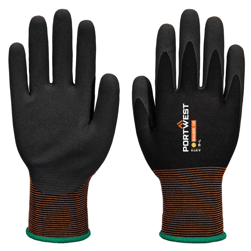 Guanto GP Grip 18 Guanto in lattice sabbioso – Nero (K8R)