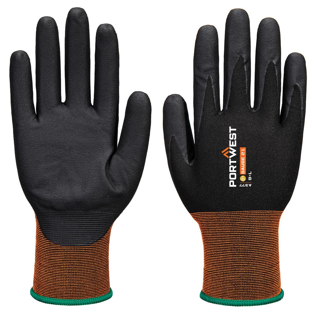 Guanto GP Grip 21 Nitrile Micro Foam Glove- schiuma micro-nitrilica – Nero (K8R)