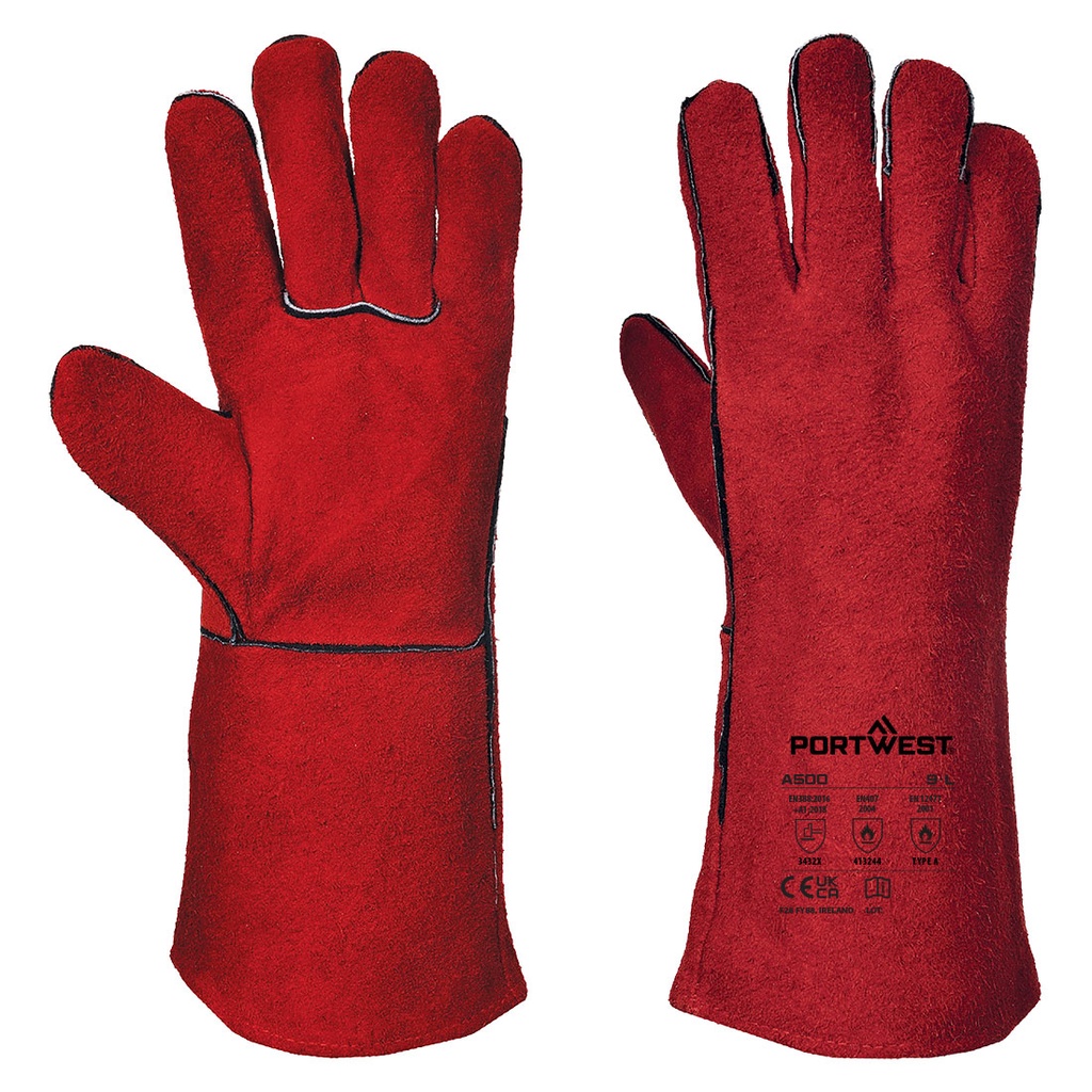 Guanti da saldatore – Rosso