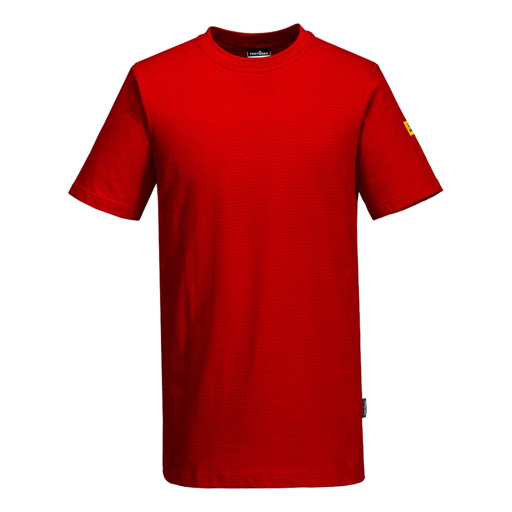 T-Shirt ESD - Antistatica – Rosso scuro