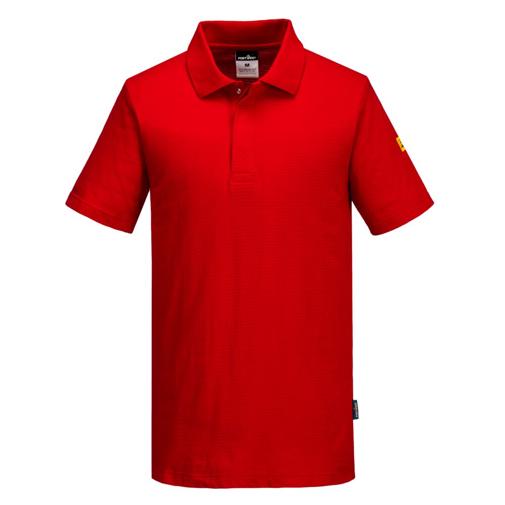 Polo ESD - Antistatica – Rosso scuro